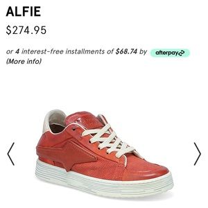 A.S.98 Orange Alphie Sneakers